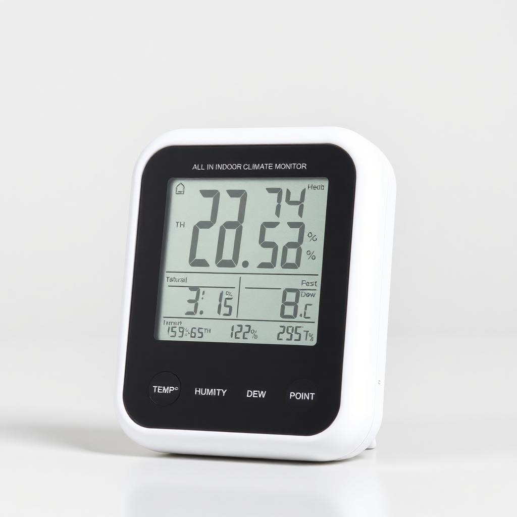 Beginner all-in-one indoor climate monitor for grow tents