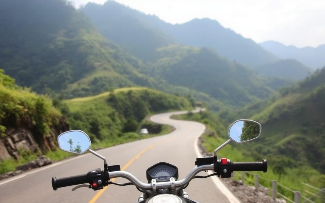 Scenic motorbike routes from Chiang Mai