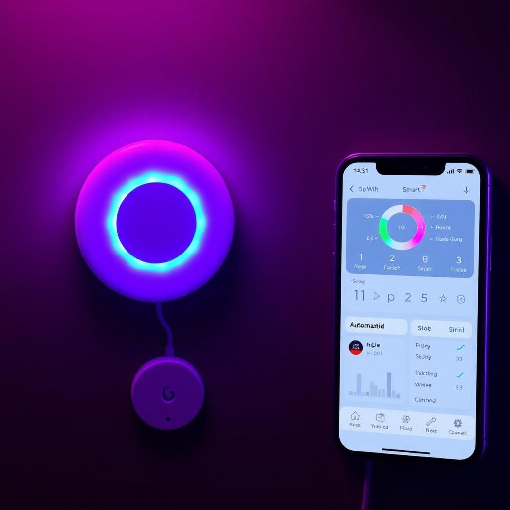 Smart Wi-Fi grow room sensor with mobile app dashboard