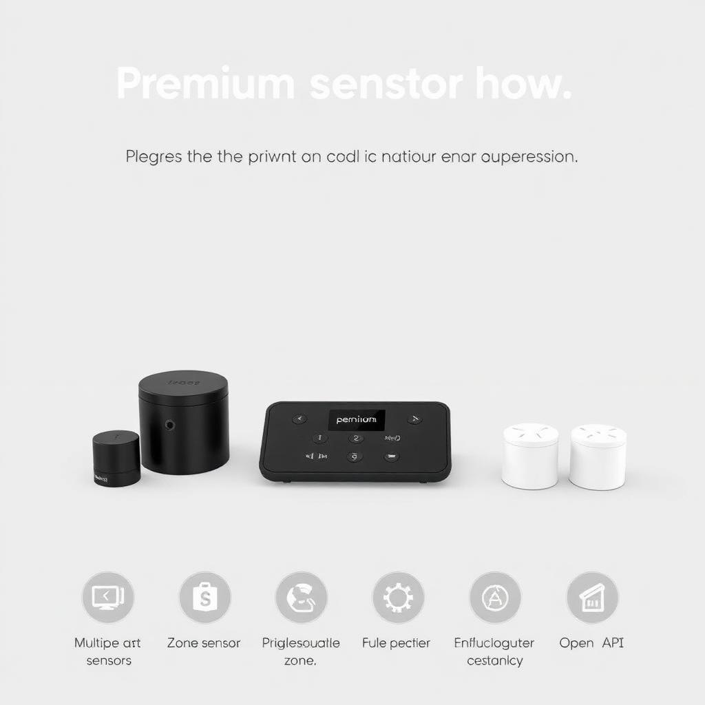 Premium smart sensor hub with open API and multi-zone automation