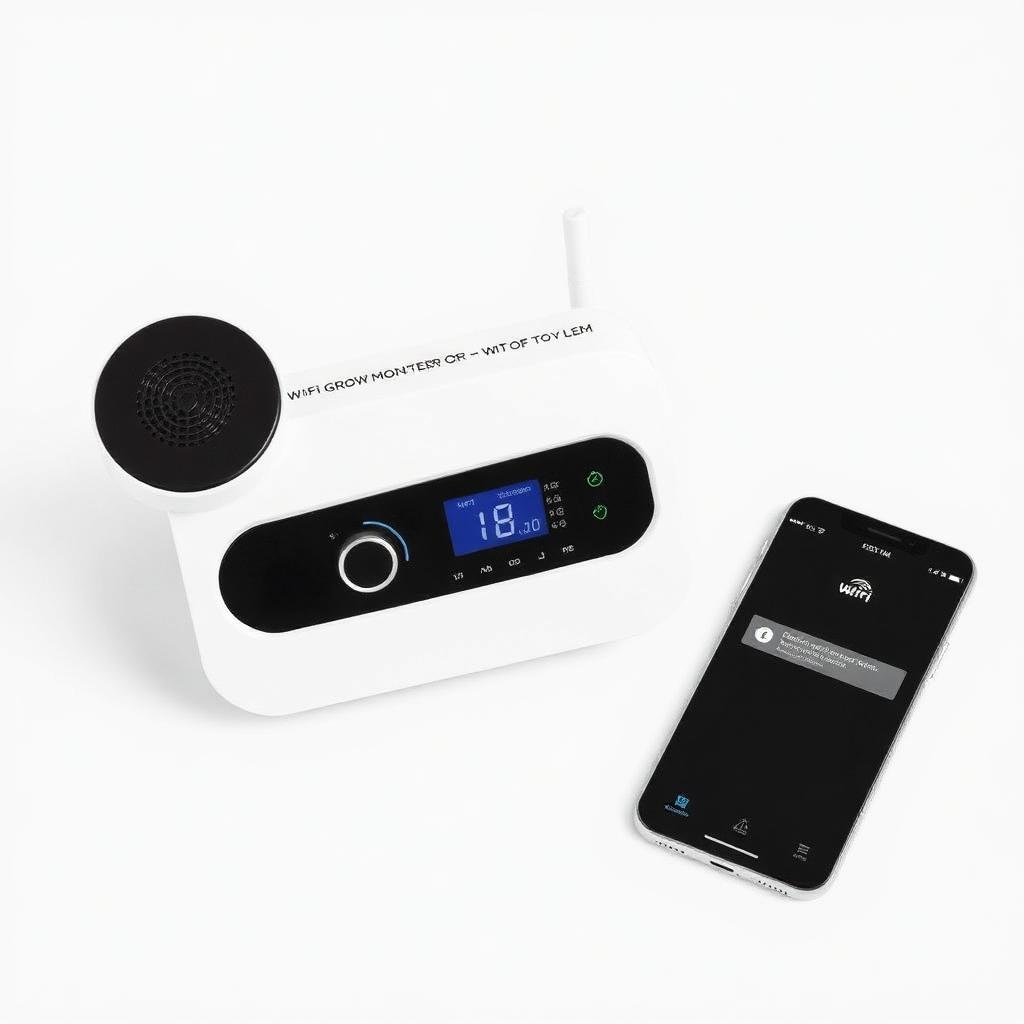 Intermediate Wi-Fi grow room monitor with push alerts